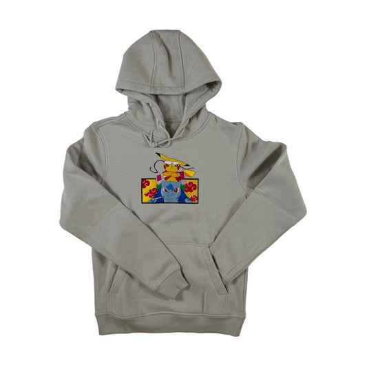 HOODIE | BEST FRIENDS SOFT GREY